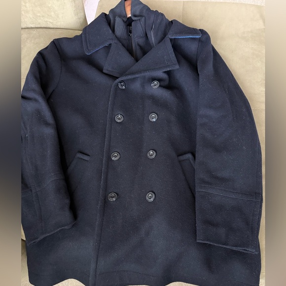 Egara Modern Peacoat, Navy Blue,  Men’s XL - Picture 10 of 10